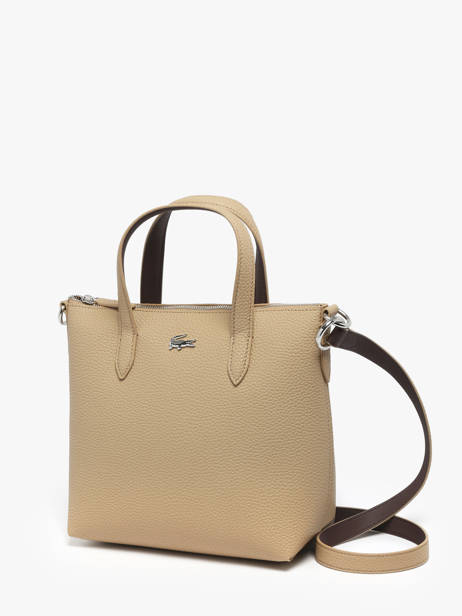 Handtas Anna Lacoste Beige anna NF5126AA ander zicht 1